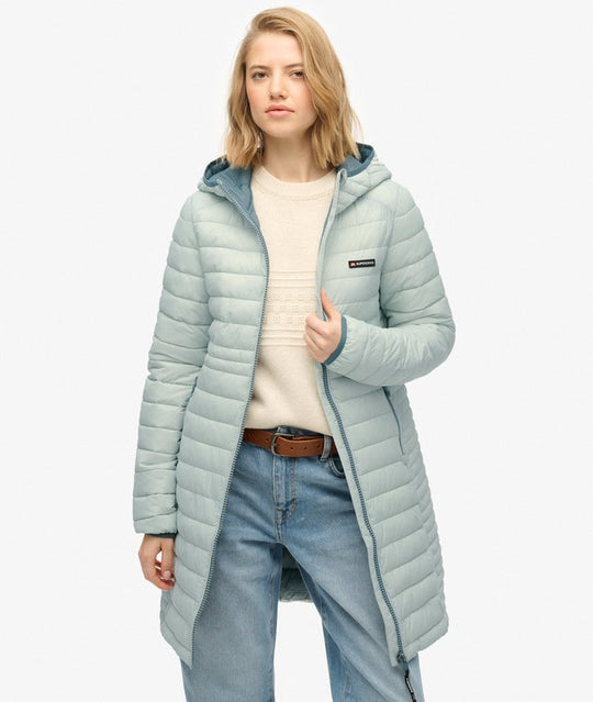 Superdry Hood Fuji Lite Padded Jacket - Puritan Grey