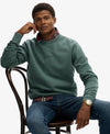 Superdry Micro Logo Crew - Stormy Green