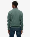 Superdry Micro Logo Crew - Stormy Green