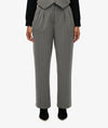 Superdry Mid Rise Pinstripe Trouser - Grey Pinstripe