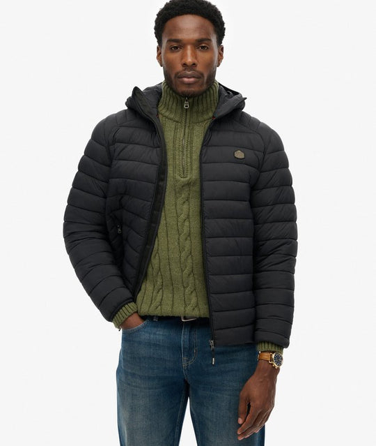 Superdry Hooded Fuji Lite Jacket - Black
