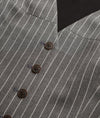 Superdry Pinstripe Waistcoat - Grey Pinstripe