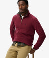 Superdry Preppy SD CO Half Zip Henley -  Port Red