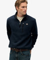 Superdry Storm Fleece Half Zip - Storm Navy Grit