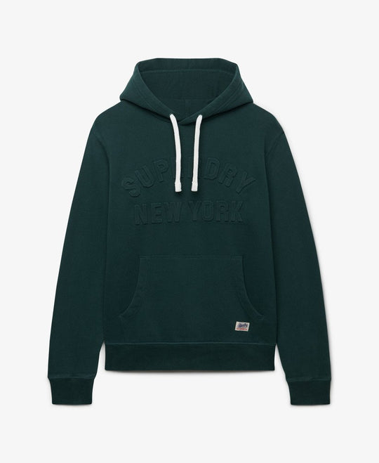 Superdry Athletic Emboss GD Relax Hood - Enamel Green