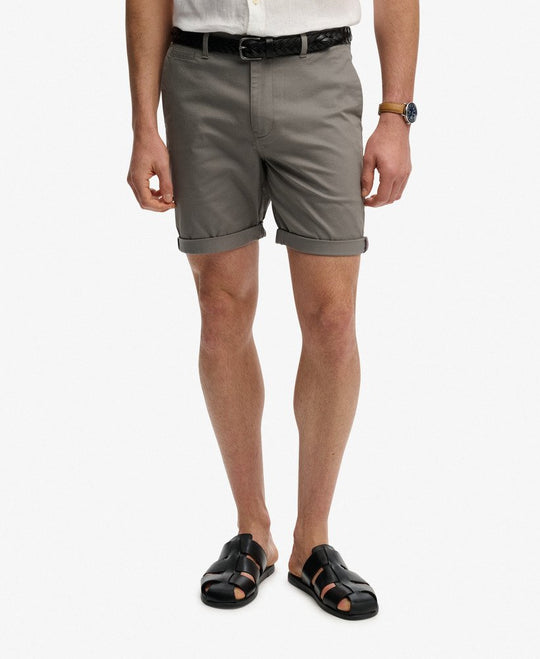 Superdry Premium Regular Chino Short - Washed Grey