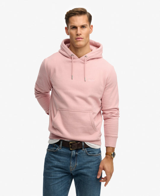 Superdry Essential Logo Hoodie - Light Blush Pink