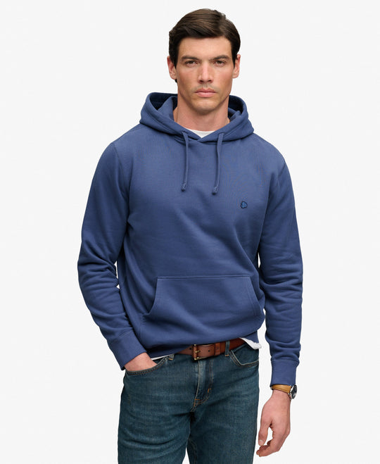 Superdry Essential SDCO Logo Hood - Hampton Blue