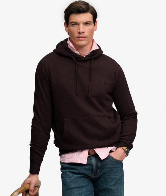 Superdry Essential SDCO Logo Hood - Heritage Port Marl