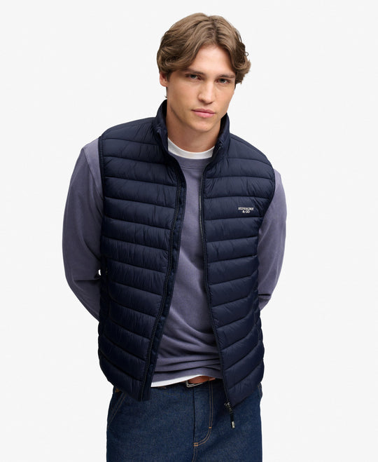 Superdry Fuji Lite Padded Gilet - Eclipse Navy