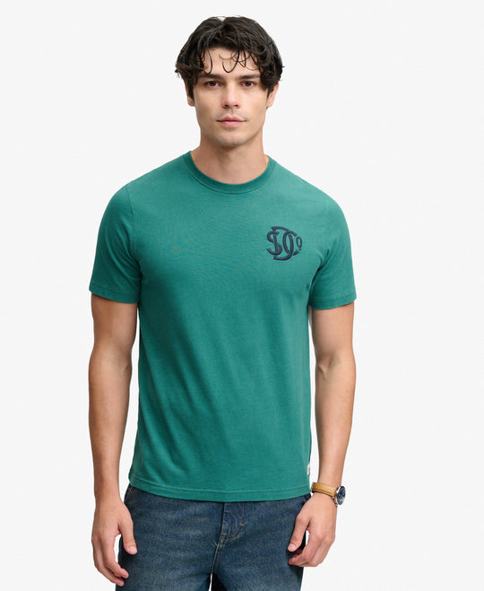 Superdry SD&CO Neon Relaxed Tee - Varsity Green