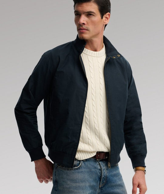 Superdry Classic Harrington Jacket - Eclipse Navy