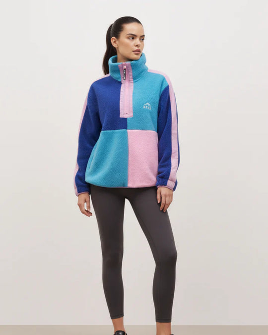 USCO Horizon Half Zip Fleece - Bubblegum Multi
