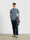 Farah Blanes Short Sleeve Polo - Chalk Blue