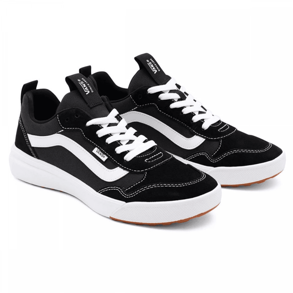 Vans Mens Range EXP Suede & Canvas Trainers  - Black/White