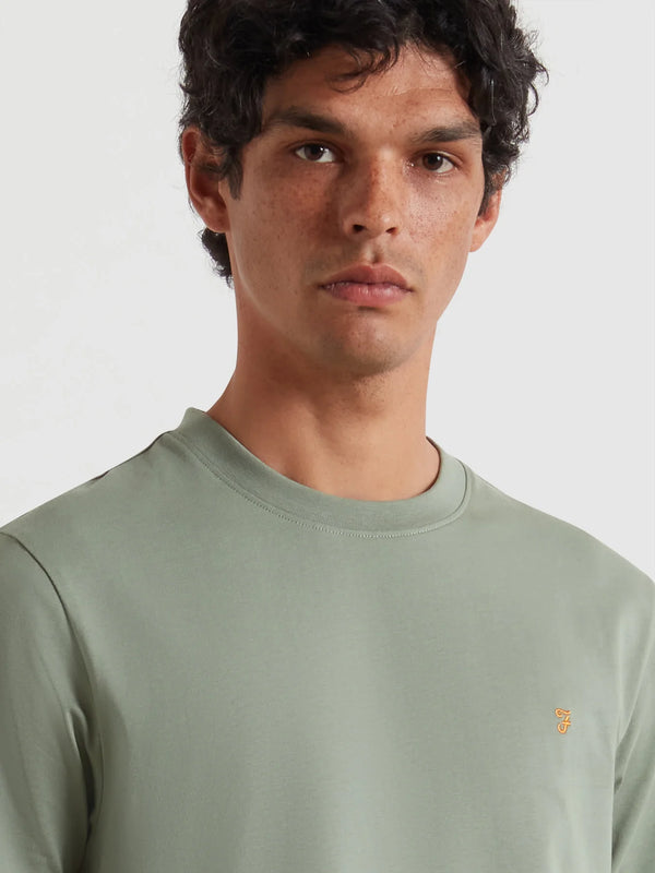 Farah Danny Regular Short Sleeve Tee - Tarragon Green