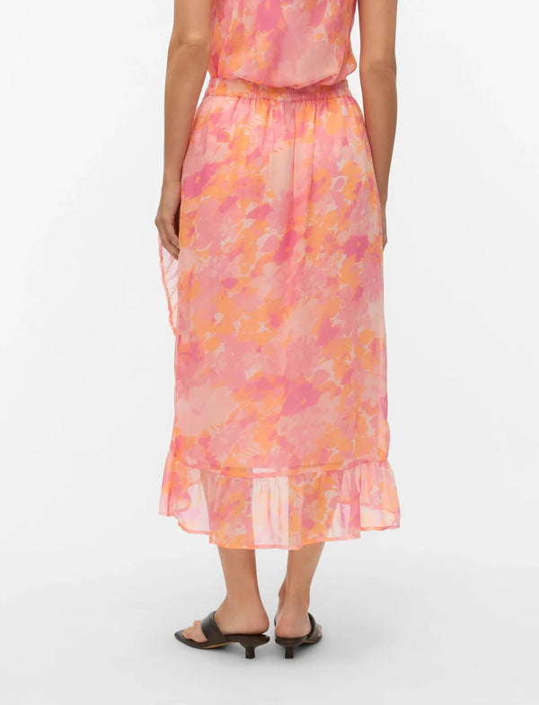 Vero Moda Smilla High Waist Wrap Skirt - Crystal Pink