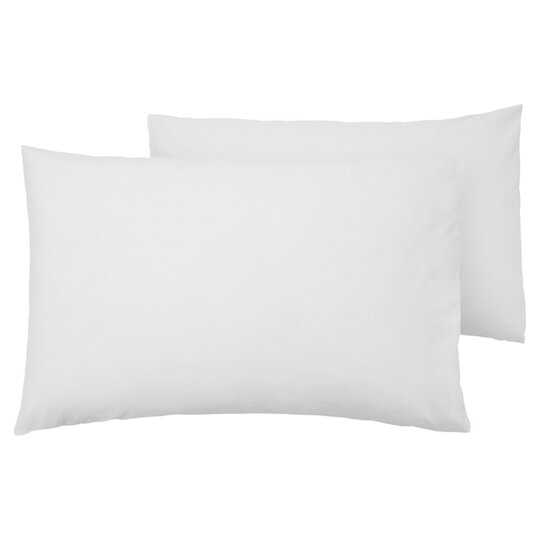 Lily Cotton Pillowcases- White
