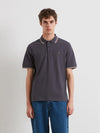 Farah Elton Short Sleeve Polo - Submarine Grey