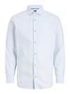 Jack & Jones Parker Detail Long Sleeve Shirt - White