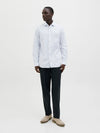 Jack & Jones Parker Detail Long Sleeve Shirt - White