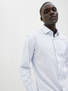 Jack & Jones Parker Detail Long Sleeve Shirt - White