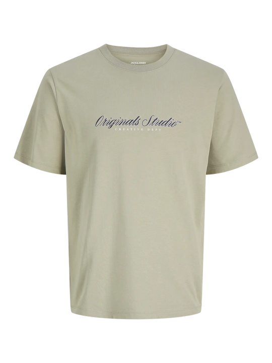 Jack & Jones Montauk Type Front Tee - Seagrass