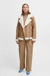 B.young Asanne Biker Jacket - Toasted Coconut