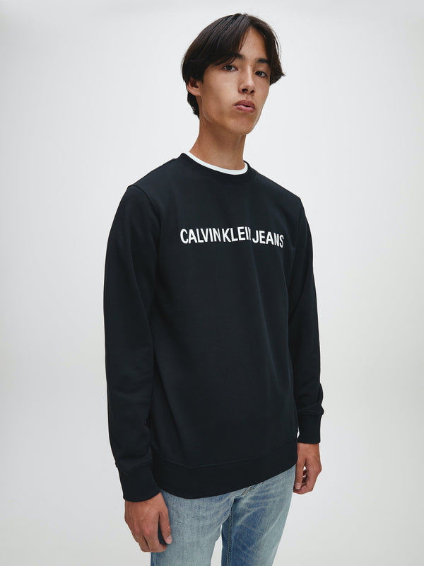 Calvin Klein Core Institutional Logo Sweatshirt - Black