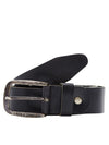 Jack & Jones Paul Leather Belt - Black