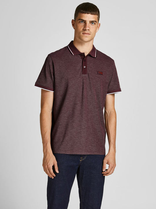 Jack & Jones Charming Turk Polo Short Sleeve - Catawba Grape [Size S]