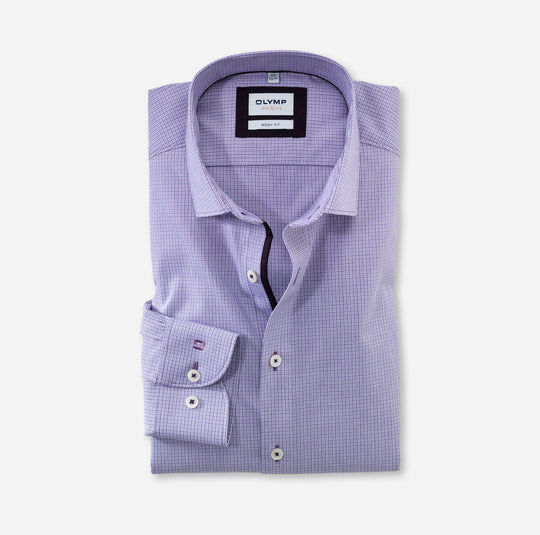Olymp Level 5 Body Fit Shirt - Viola [#2088-24-83]