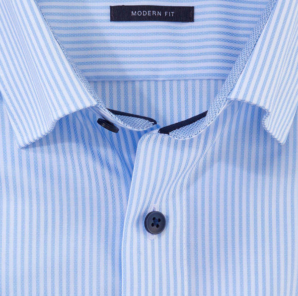 Olymp Modern Fit Shirt - Blue Stripe 1298-34-11