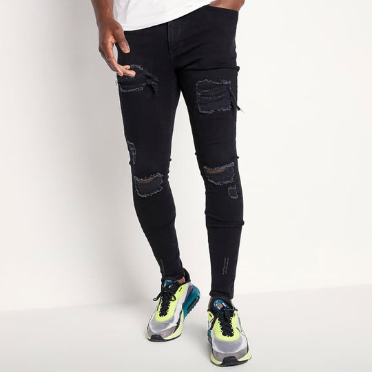 11 Degrees Stretch Jeans Skinny Fit Jet Black [Size 34/30]