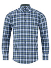 Daniel Grahame Drifter Shirt - Blue/Green Check 14410/34