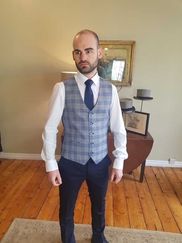 Benetti Baker 3 Piece Suit - Navy