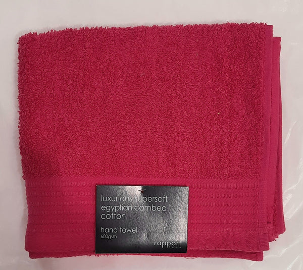 Luxurious Supersoft Egyptian Combed Cotton Towels - Fuchsia