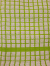 Home and Interoior Textiles 2 Pack Tea Towels - Lime Green