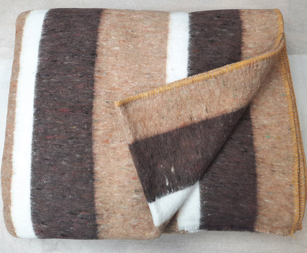 Blanket Fauna Striped - Brown / Fawn