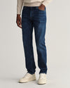 Gant Arley Regular Fit Jeans - Dark Blue Worn In