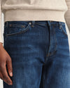 Gant Arley Regular Fit Jeans - Dark Blue Worn In