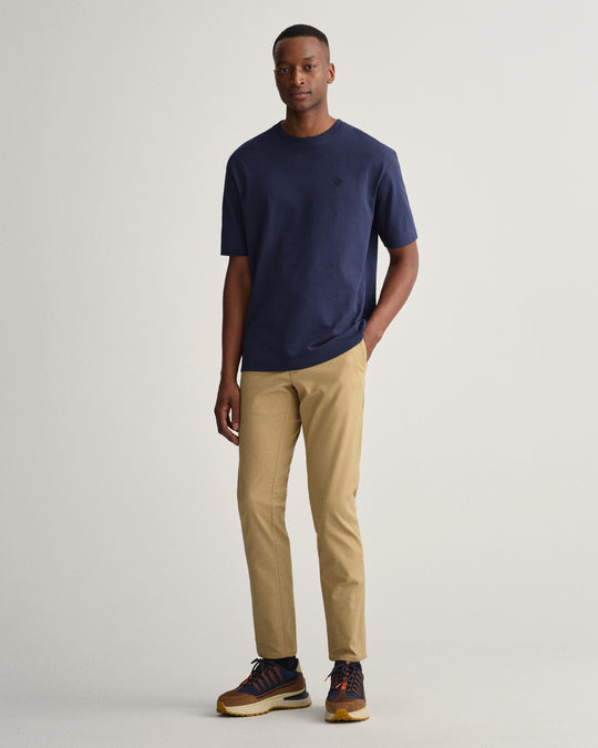Gant Hallden Slim Twill Chinos - Dark Khaki [Size 34/34]