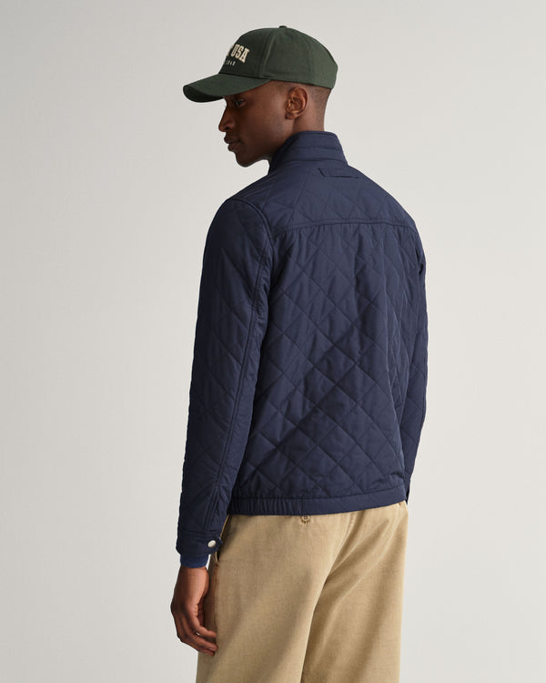 Gant Quilted Windcheater - Evening Blue