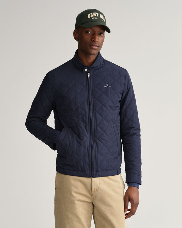 Gant Quilted Windcheater - Evening Blue