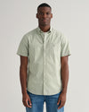 Gant Regular Broadcloth Gingham Shirt - Kalamata Green