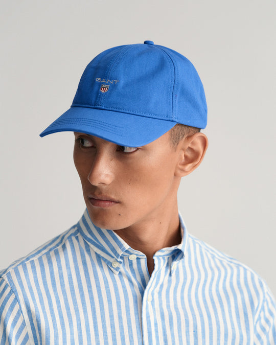 Gant Cotton Twill Cap - Lapis Blue
