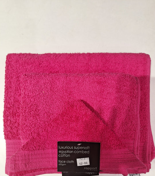 Luxurious Supersoft Egyptian Combed Cotton Towels - Fuchsia