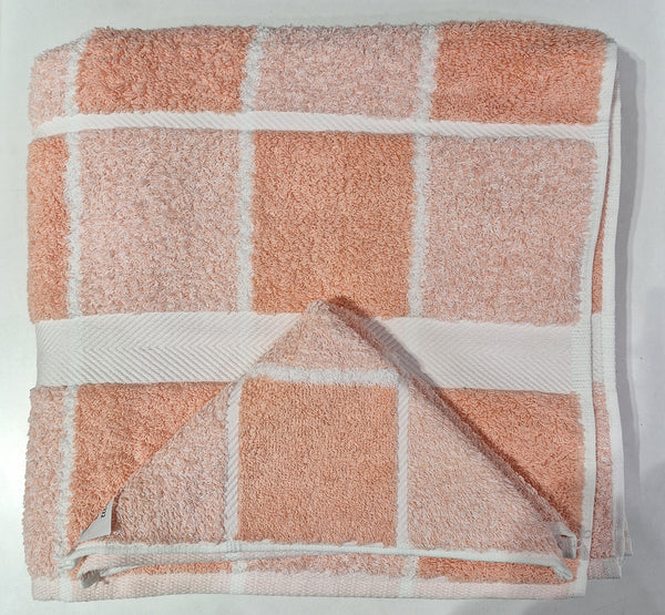 Check Towels -Salmon