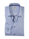 Olymp Body Fit Shirt - Blue Print 2110/34/11