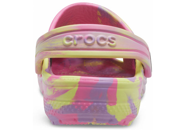 Crocs Classics Marbled Clog Kids Pink Lemonade/Multi 207002-6SO